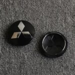 Lot de 4 cache - moyeux 60mm pour mitsubishi lancer ex, pajero, outlander ex, asx, enjoliveur centre ...