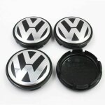 Lot de 4 cache - moyeux d'origine pour jantes aluminium, 70mm