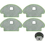 Lot de 4 chiffons de nettoyage pour aspirateur robot irobot roomba combo 113 r113840 r111840, pi�ce de ...