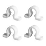 Lot de 4 colliers pour espagnolette syst�me de fermeture pour volet battant et persienne blanc mat en ...