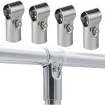 Lot de 4 connecteur de collier de serrage en t, colliers de serrage en t 25mm, structural tuyau connecteur ...