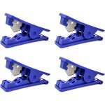 Lot de 4 coupe tuyau, coupe tube en plastique �conomique en caoutchouc pour silicone pvc pu en nylon ...