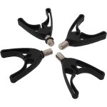 Lot de 4 coussinets pour supports de canne � p�che, adapt�s aux supports en u