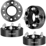 Lot de 4 entretoises de roue de 5, 1 cm, adaptateurs 6 x 5, 3, entretoises forgees centrees sur le moyeu ...