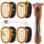 Lot de 4 filtres pour aspirateur � batterie philips speedpro max, fc5005 / 01 accessoires de filtre de ...
