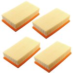 Rhg lot de 4 filtres pour aspirateur hilti vc 20 u vc 40 u um (lf 4) karcher nt25 nt35 nt45 filtre � ...