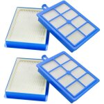 Lot de 4 filtres d?�vacuation hepa remplacement de compatible avec filtre aspirateur electrolux philips ...