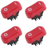 Lot de 4 interrupteurs de rechange pour aspirateur : interrupteur d'alimentation du moteur et accessoires ...