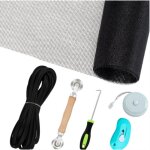 Lot de 4 kits de r�paration de fen�tre et de porte coulissante en fibre de verre de 121, 9 x 251, 5 cm, ...