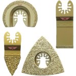 Lot de 4 lame scie oscillante, lames de jointoiement � ajustement rapide compatibles avec l'outil multifonctio ...