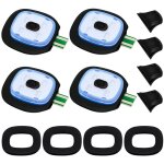 Lot de 4 lampes led rechargeables usb pour bonnets tricot�s. id�ales pour lecture, camping, bricolage. ...