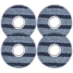 Lot de 4 lingettes nettoyantes c20 omni compatibles avec l'aspirateur robot eufy c20 omni, kit d'accessoires ...