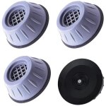 Lot de 4 patins anti - vibrations, supports anti - bruit et antid�rapants pour lave - linge