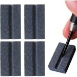 Lot de 4 pierres � aiguiser pour fl�chettes en m�tal, aiguiseur de fl�chettes en acier, accessoires de ...