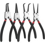 Lot de 4 pinces � circlips de 180 mm avec sac portable