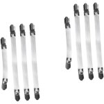 Lot de 4 pinces �lastiques pour planche � repasser - attaches de housse de