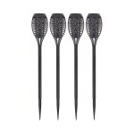 Lot de 4 piquets led solaire flamme, spciale extrieur (ip44) - so4flamme - xanlite