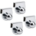 Lot de 4 poign�es de porte en verre, sans per�age, pour vitrines, meubles, armoires en verre - ahlsen ...