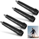 Lot de 4 pointes de rechange pour b�tons de randonn�e alpenstock - pointe de rechange - portable