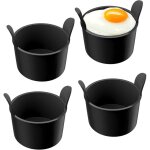 Lot de 4 ramequins en silicone pour friteuse � air, moules � ?ufs poch�s, moules � ?ufs poch�s, moules ...