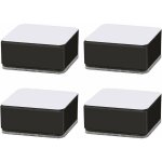 Lot de 4 rehausss de meubles en acier au carbone pour canap�, table basse, armoire, lit, bureau