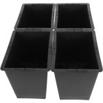 Lot de 4 rehausseurs de lit empilables en abs antid�rapant, pour lit, bureau, canap� ou table, noir, ...