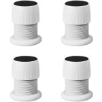 Lot de 4 rehausseurs de lit r�glables de 4, 1 cm pour canap�, rehausseurs de meubles, rehausseurs de ...