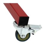 Lot de 4 roulettes pour barri�re de chantier modulable - 8000233