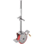 Lot de 4 roulettes �chafaudage avec frein galvanoplastie �38 x 500 mm ? capacit� 600 kg roues pivotantes ...