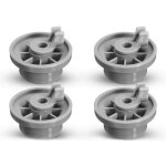 Lot de 4 roulettes de lave - vaisselle pour panier inf�rieur, roulettes panier lave - vaisselle?roues ...