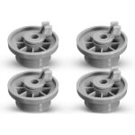 Lot de 4 roulettes de lave - vaisselle pour panier inf�rieur, roulettes panier lave - vaisselle?roues ...