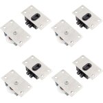 Rhg lot de 4 roulettes silencieuses en nylon pour porte coulissante de douche ou armoire