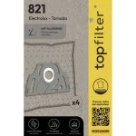 Lot de 4 sacs aspirateur pour tornado et electrolux topfilter premium