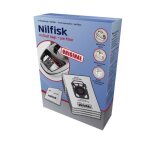 Lot de 4 sacs avec pr� filtres extr�me - king pour aspirateurs nilfisk progress, moulinex