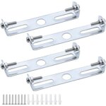 Lot de 4 supports de luminaire de plafond 105 mm ? plaque de fixation pour suspension avec cache - lampe ...