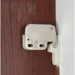 ?lot de 4? syst�me de pression automatique � ressort push - in touch lock mini tip latch serrure de s�curit� ...