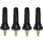 Lot de 4 tiges de valve de capteur de pression des pneus tpms, syst�me de surveillance de la pression ...