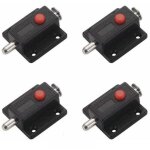 Lot de 4 verrous coulissants automatiques � ressort pour portes int�rieures et ext�rieures, fen�tres, ...