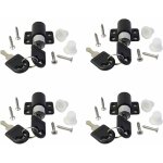 Lot de 4 verrou de s�curit� porte fen�tre avec cl�, s�curit� fen�tre enfant, verrou porte coulissante ...