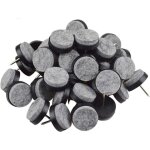 Lot de 40 patins ronds en feutre robustes � clouer pour pieds de meubles, chaises, tables, protections ...