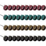 Lot de 40 roues de polissage abrasives pour outil rotatif dremel, meuleuse d'�tabli � bois, grain 80 ...