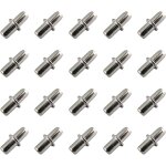 Lot de 40 support etagere 5 mm - supports d'�tag�re - taquets pour �tag�res - support de planche - pour ...