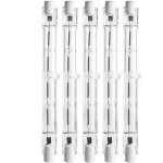 Lot de 5 ampoules halog�nes r7s, 118 mm, 500 w, ac 220 - 240 v, � intensit� variable, pour la maison, ...
