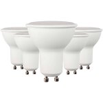 7hsevenon - lot 5 ampoules spot led gu10 6w equi. 50w 540lm 15000h primer leader