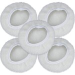 Lot de 5 bonnet de polissage, 125 - 150mm kit auto disque polissage bonnet en laine tampons de cirage ...