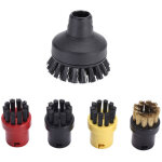Lot de 5 brosses rondes pour nettoyeur vapeur nettoyeur vapeur nettoyage buse accessoires kit de remplacement ...