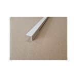 Lot 5 corni�res d'angle alu ivoire clair ral 1015 - couleur ext�rieur - longueur 150cm (2cm x 3cm) de ...