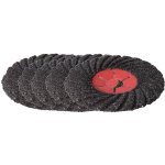 Lot de 5 disques abrasifs semi rigide, flexible grain de 36,  115 mm