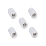 Lot de 5 douilles lectriques automatique b22 polyamide, blanc - debflex