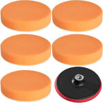 Set d'ponges de polissage moyen 5 ponges de polissage 150 mm